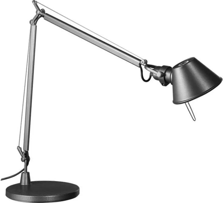Artemide Tolomeo Midi bureaulamp LED met dimmer antraciet grijs