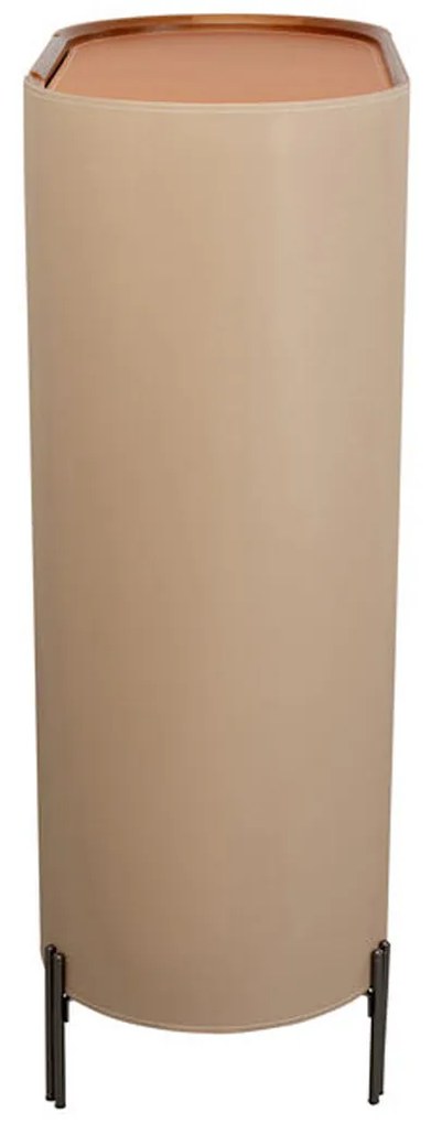 Kare Design Tango Ovale Design Kast Beige Leer - 80x40x115cm.