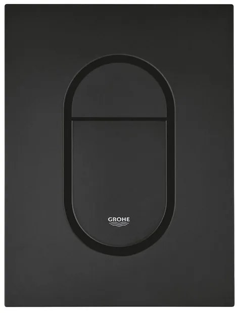 GROHE Arena Cosmopolitan S Bedieningsplaat - 17.2x13cm - dualflush - phantom black 37624KF0