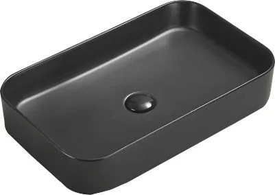 Mexen Vena opbouw waskom 71 x 37 cm, zwart mat - 22196085