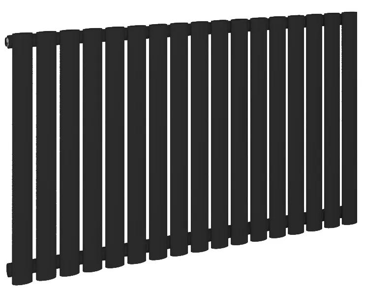 Eastbrook Tunstall Horizontale radiator 60x58,9cm Mat zwart 541 watt