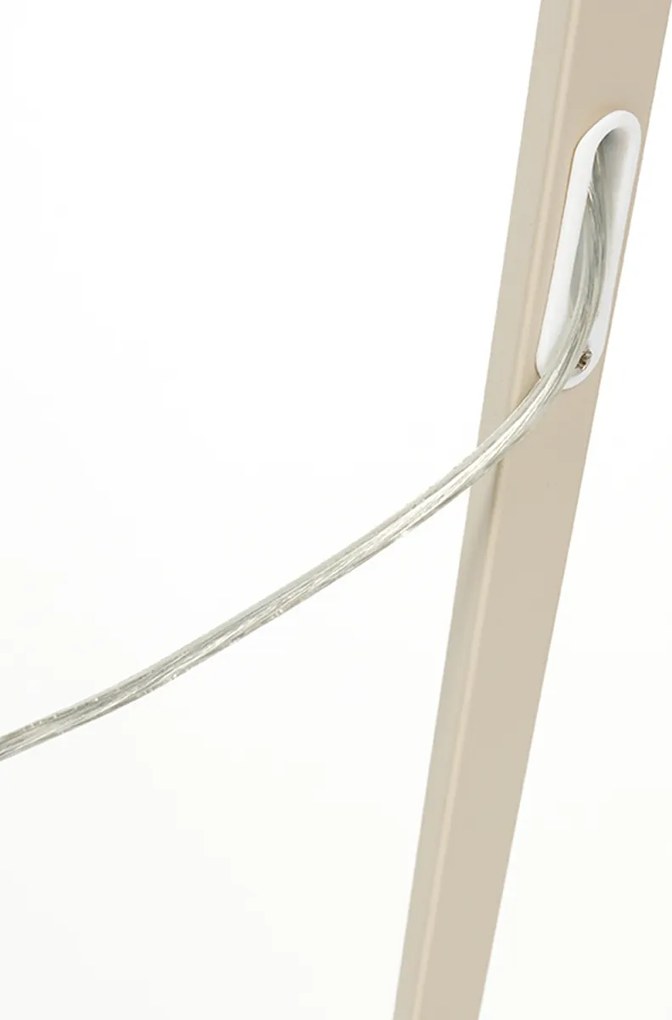 Zuiver Tripod Driepoot Vloerlamp Beige