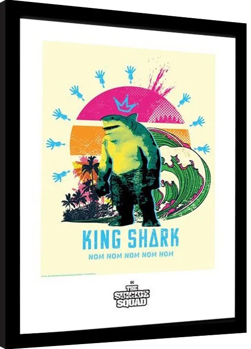 Ingelijste poster Suicide Squad - King Shark