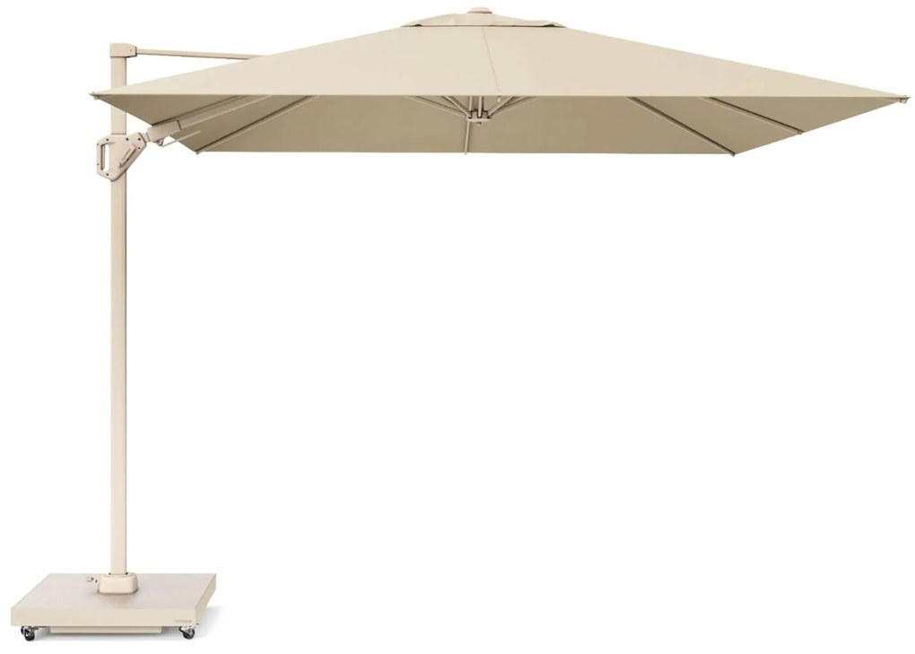 Platinum Challenger zweefparasol 3x3mT2 premium (incl. voet en hoes) champagne