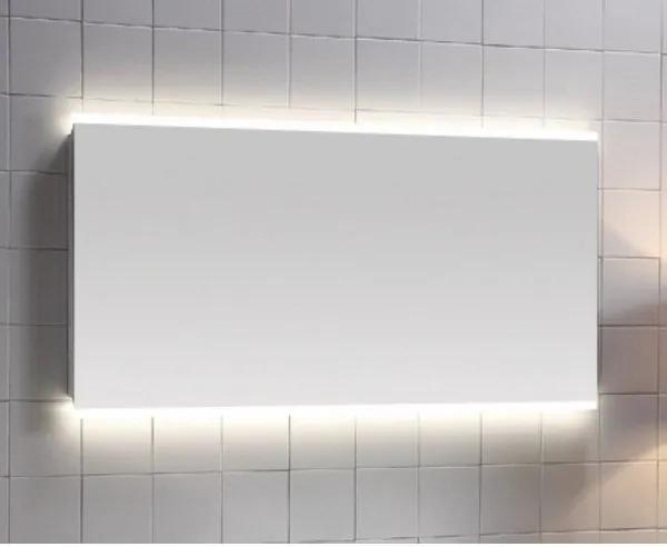 Saniclass Twinlight spiegel 118x70cm met LED verlichting geborsteld aluminium 3412-70