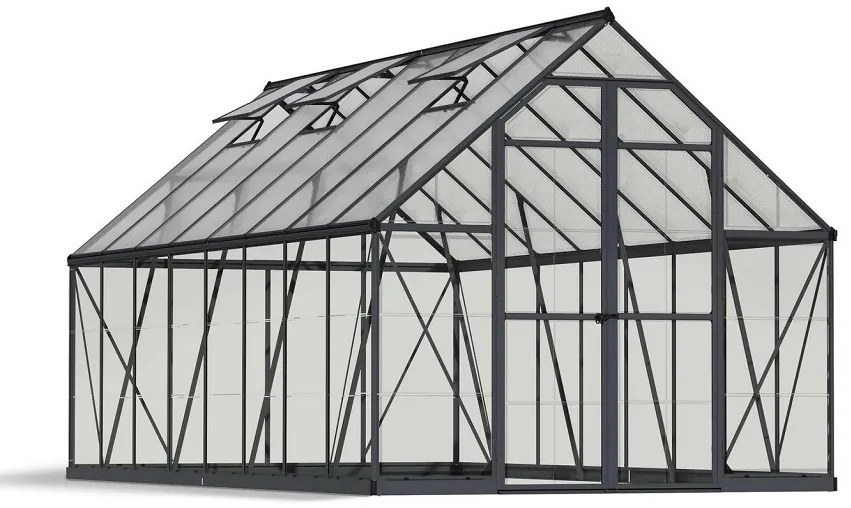 Tuinkas van polycarbonaat Balance Grey 2,44 x 4,87 m Palram - Canopia