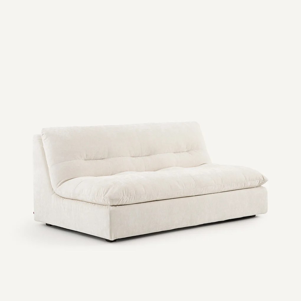 Modulaire 3-zits bank in chenille fluweel, Giuliano