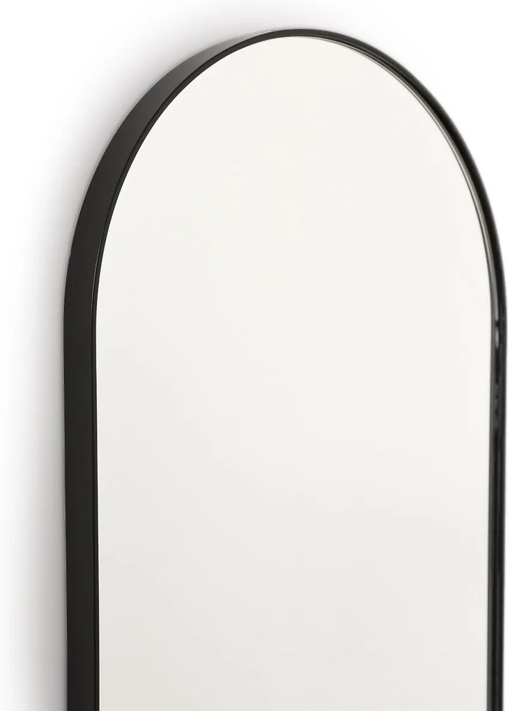 Ovalen spiegel in metaal 30x100 cm, Iodus