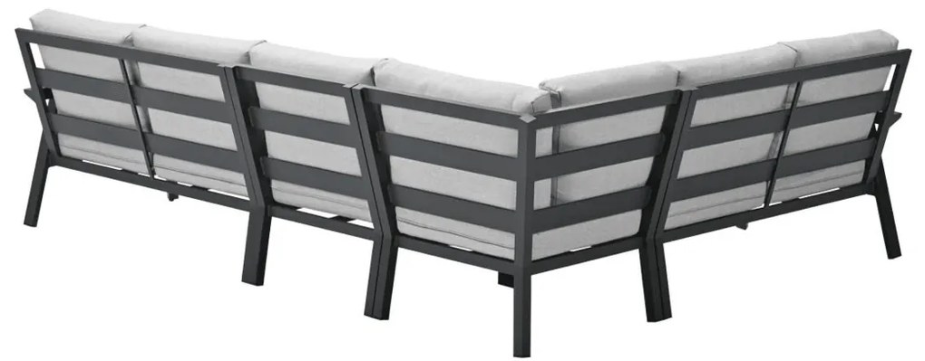 Garden Impressions Lissabon lounge dining set R 4-delig - valley sand