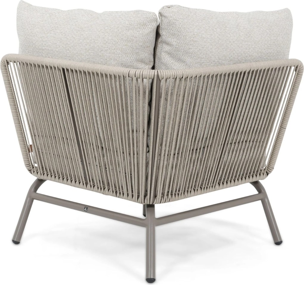 Hoek loungeset 6 personen Rope Taupe  Coco Livo