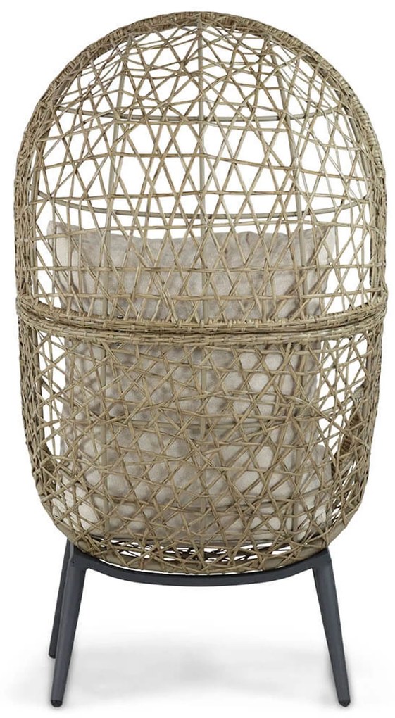 Coco Corso Strandstoel Aluminium/wicker Taupe