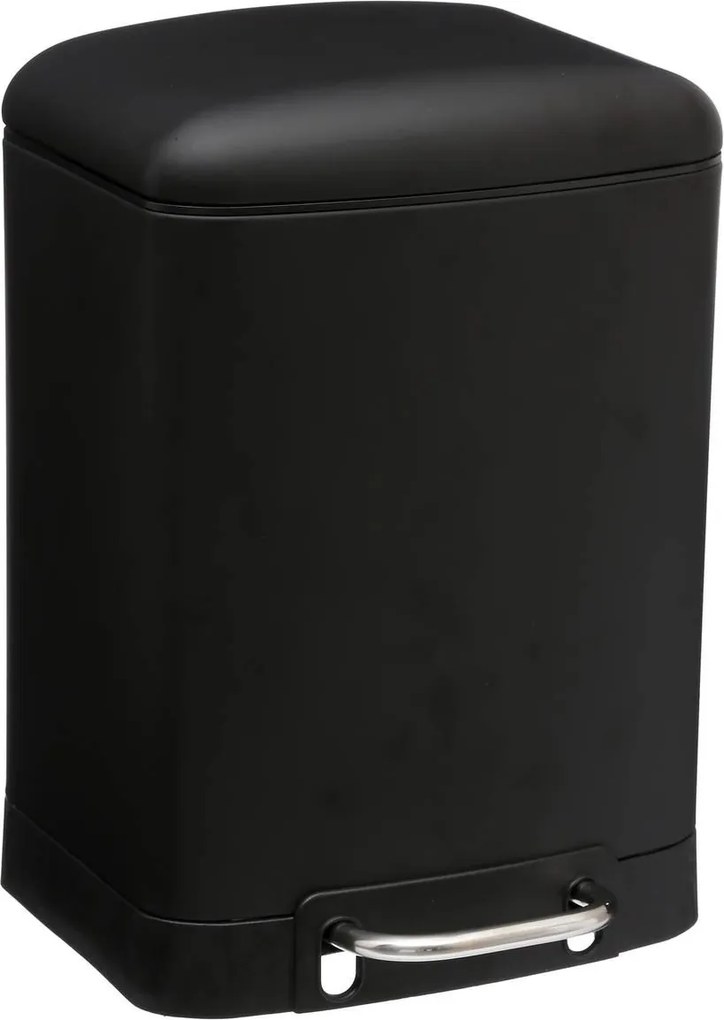 5Five Ariane Pedaalemmer - Zwart - 6 Liter - Metaal