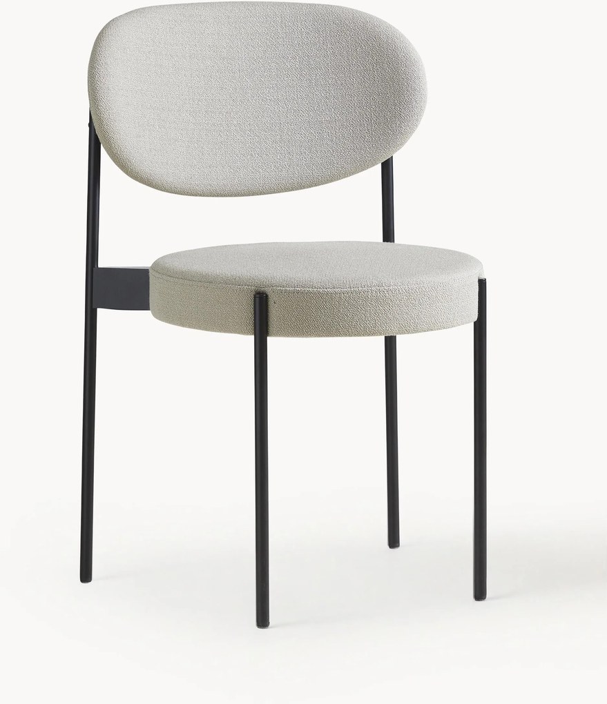 Gestoffeerde stoel Series 430 van wol, design Verner Panton