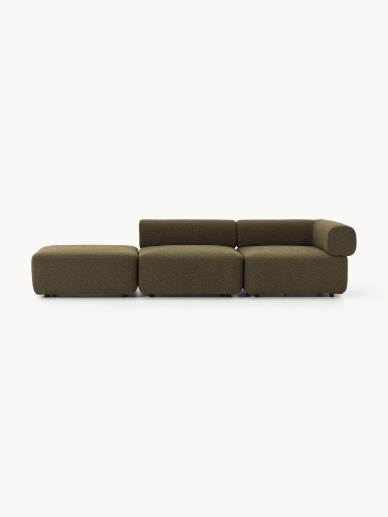 Modulaire bouclé poef Anton