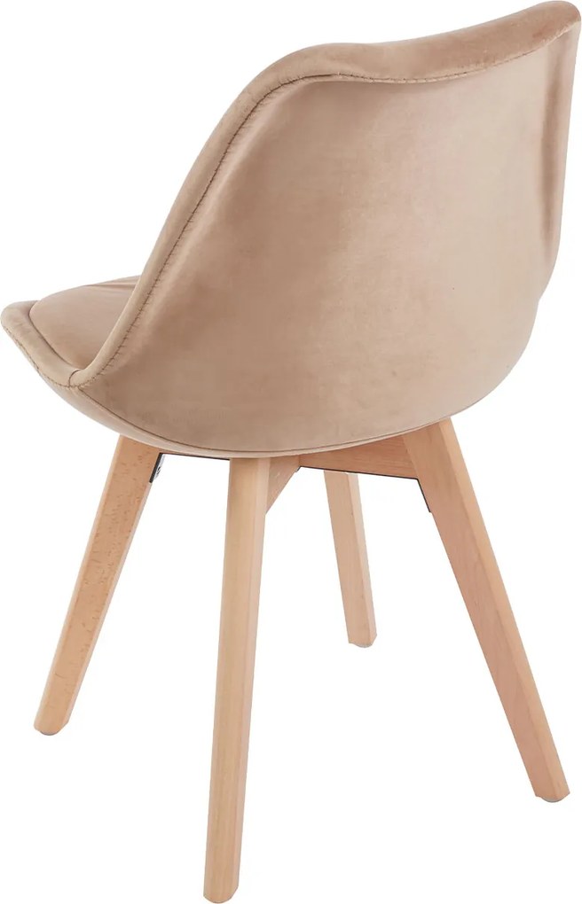 Set 4 Synk Fluwelen Stoelen