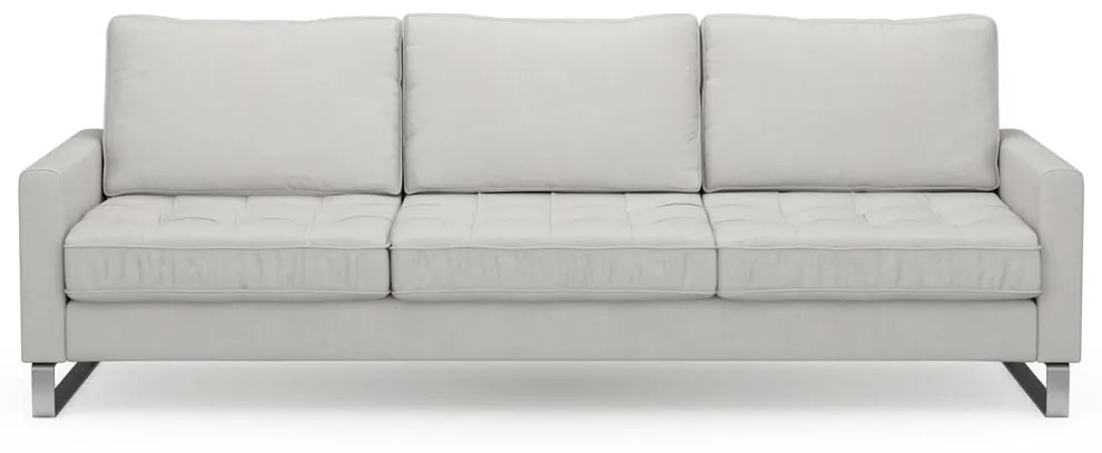 Rivièra Maison - West Houston Sofa 3,5 seater, washed cotton, ash grey - Kleur: bruin