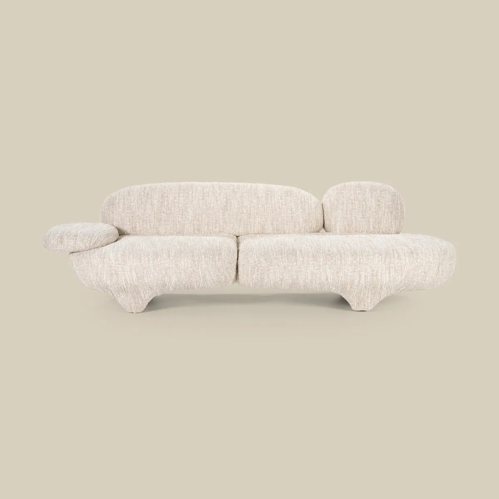 Design Bank Organische Vorm Beige
