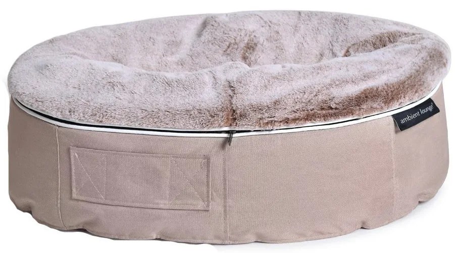 Pet Bed Indoor/Outdoor Cappuccino - Medium