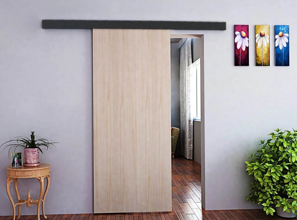 Schuifdeursysteem Aluminium Modern Zwart A10