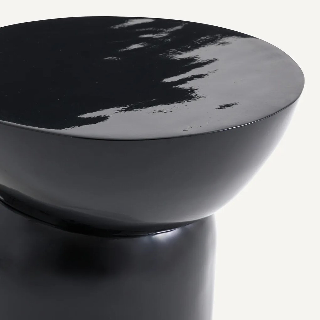 Bijzettafel in gegoten aluminium, Fraulino