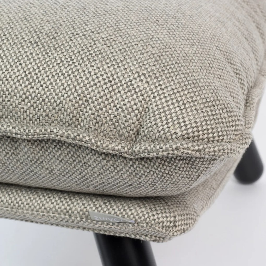 Zuiver Lazy Sack Lichtgrijze Voetenbank