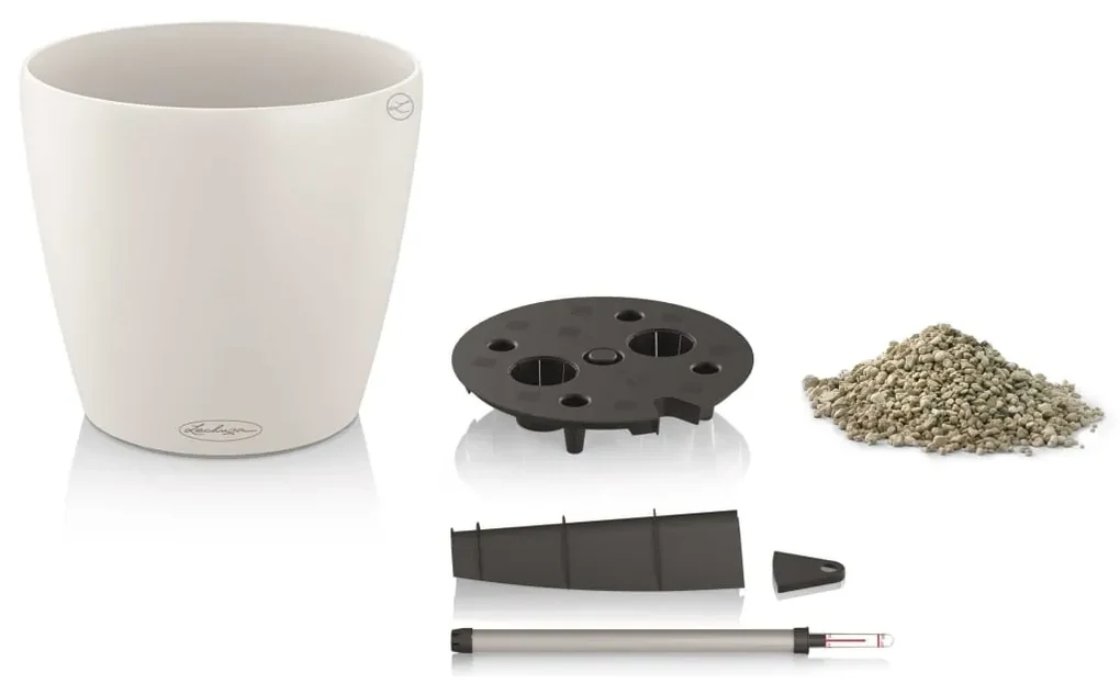 LECHUZA Plantenbak Classico Color 43 ALL-IN-ONE wit 13230