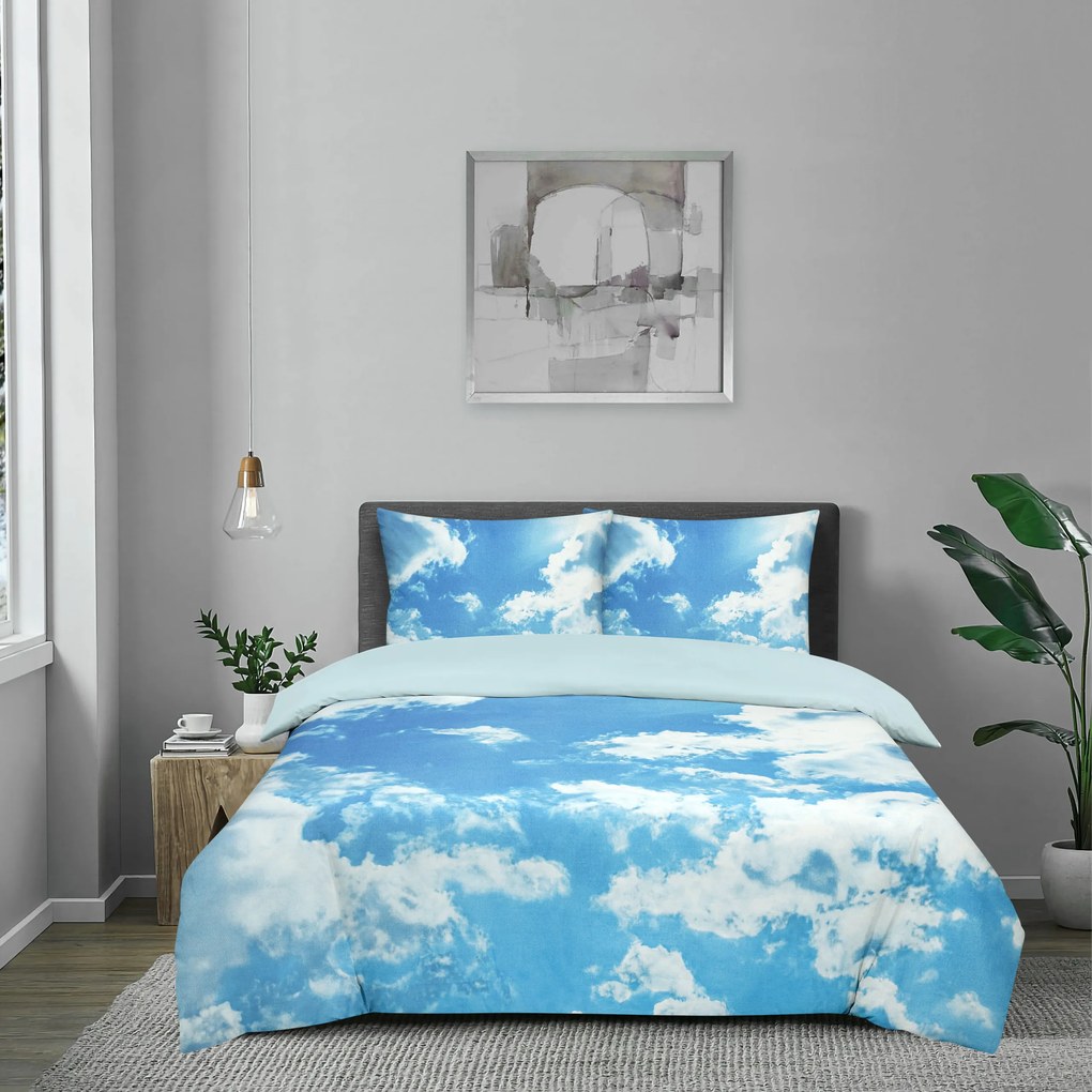 Dekbedovertrek My Design - 100% katoen - 200x200 -  in de wolken