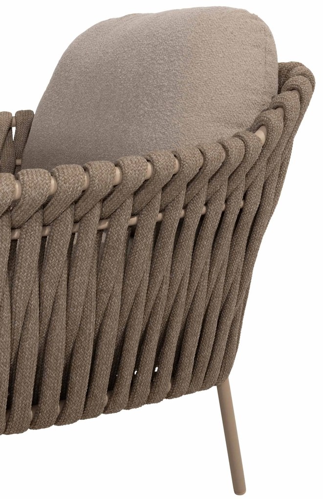 4 Seasons Outdoor Comino low dining chair latte SALE  Tuinstoel    beige weerbestendig