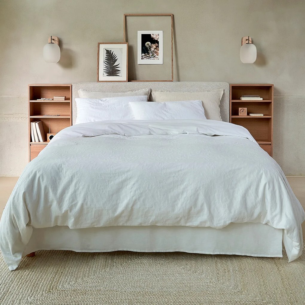 Vierkant vloerkleed in bleached jute, Aftas