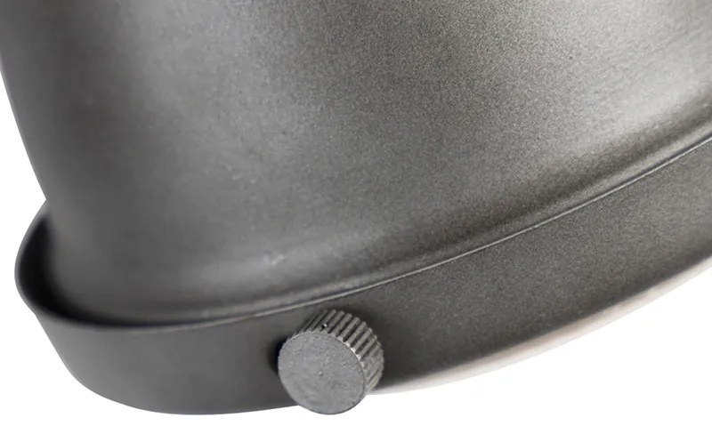 Industriële spot staal met hout kantelbaar 3-lichts - Emado