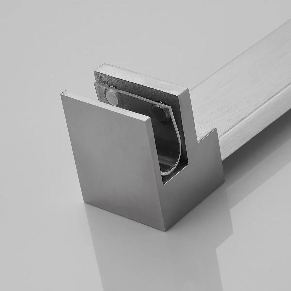 Saniclear Modern klemmen + stabilisatiestang 100cm RVS