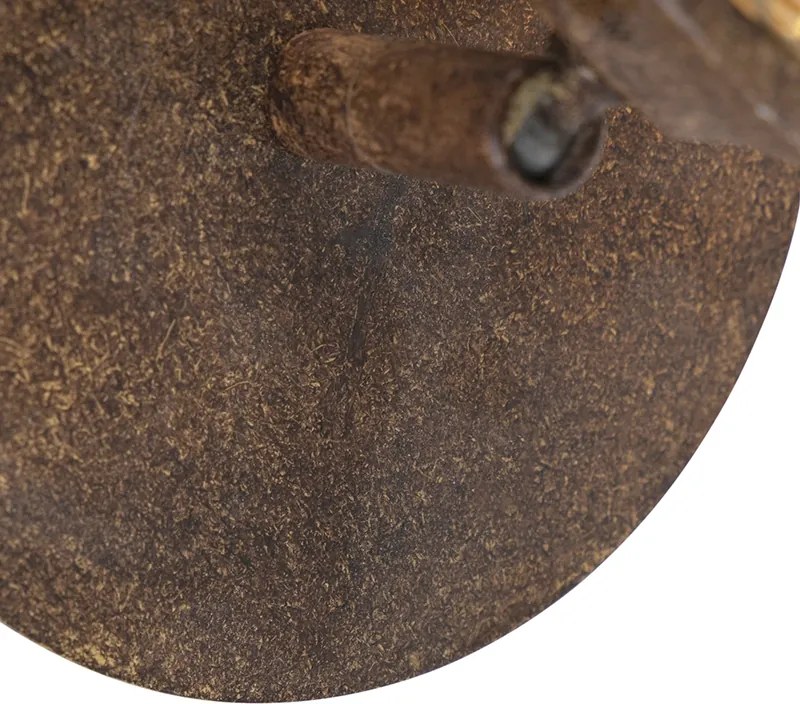 Wandlamp roestbruin verstelbaar met schakelaar - Kreta