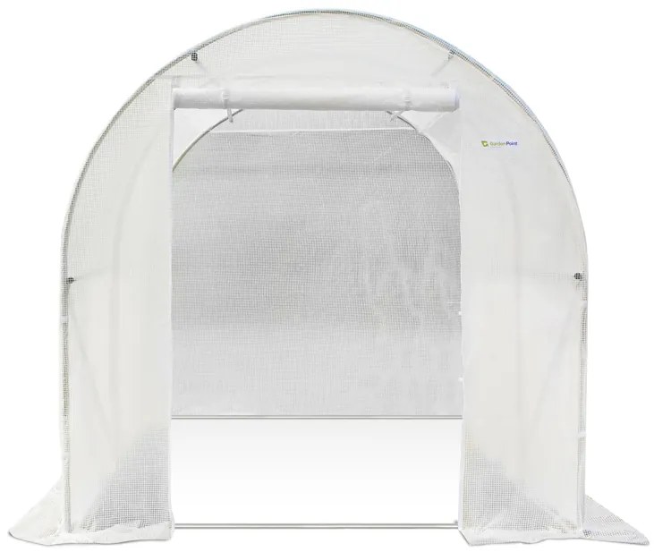 Witte plastic tunnel 2x2m Tuinpunt