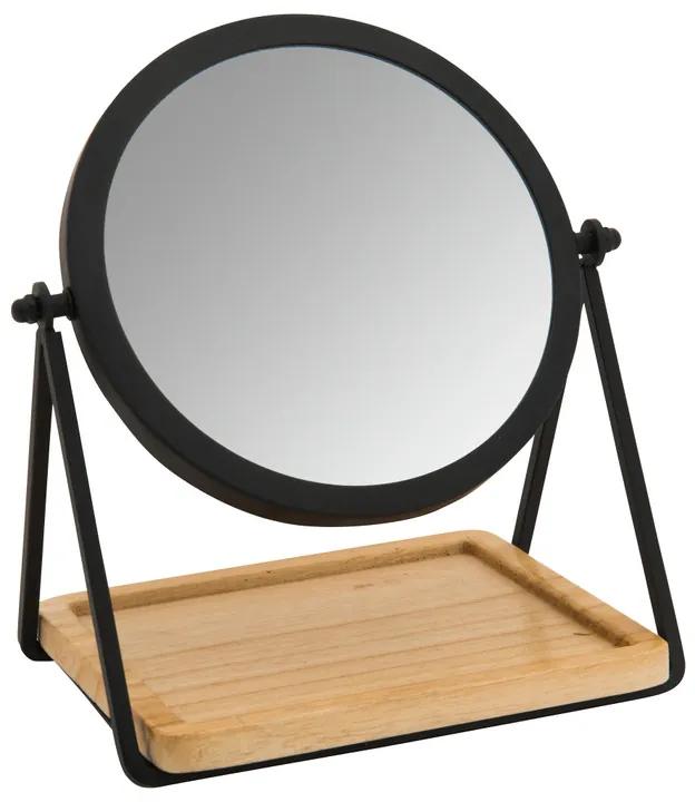 Make-up spiegeltje met plankje - 19x14x21 cm