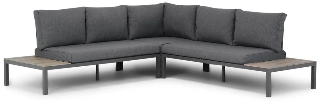 Hoek loungeset 5 personen Aluminium/polywood Grijs  Domani Furniture La Festa