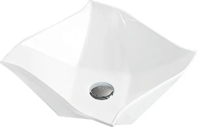 Mexen Elvira opbouwwastafel 42 x 42 cm, wit - 21894200