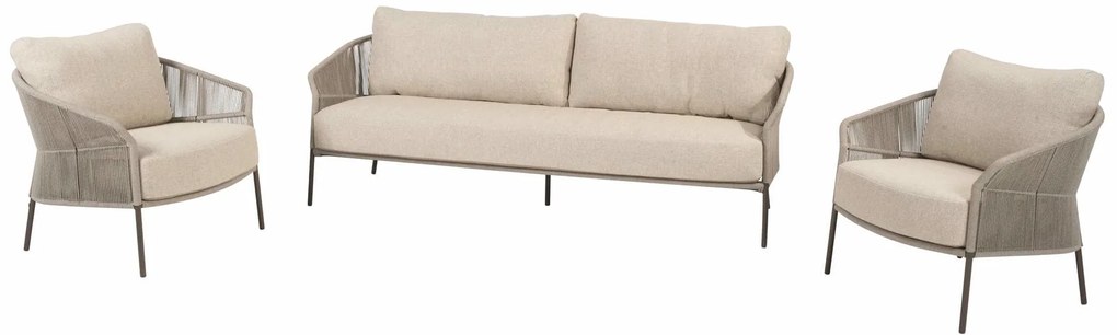 Taste by 4 Seasons Florence loungeset terre Loungeset bruin weerbestendig