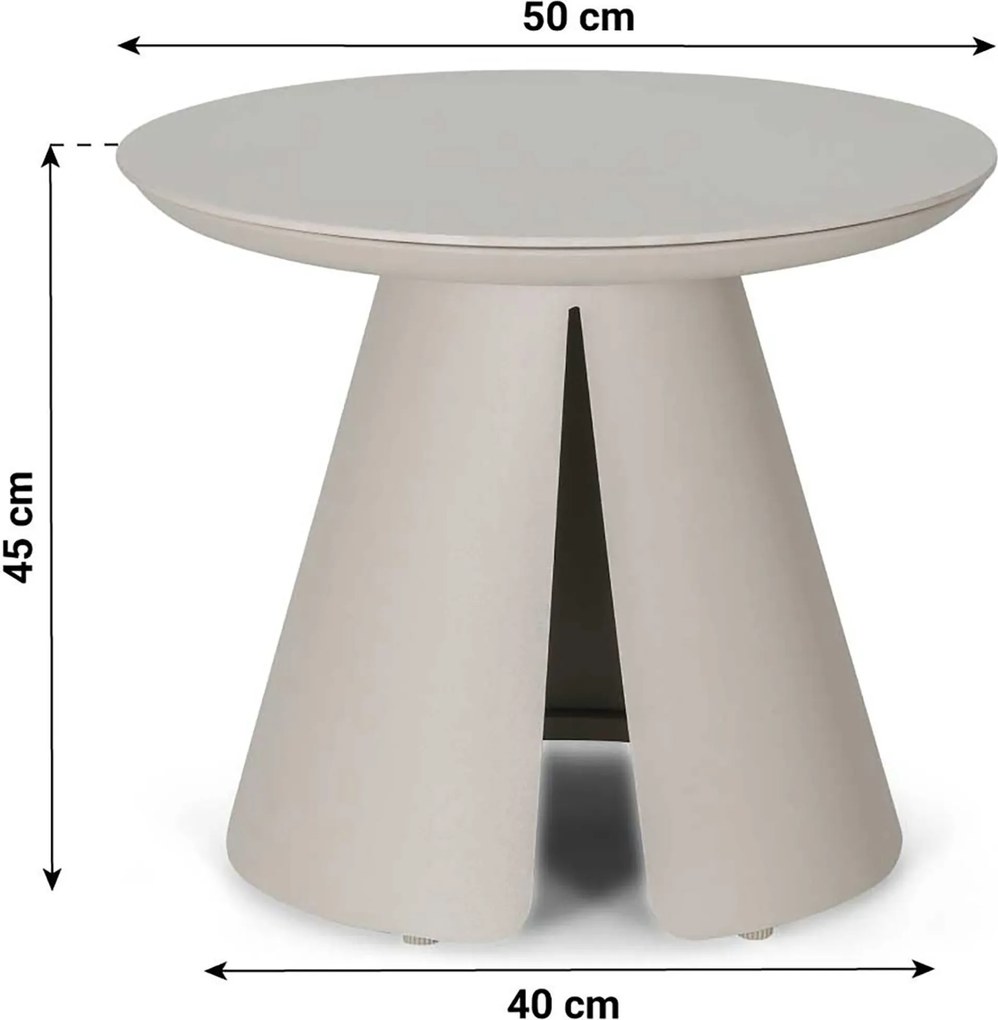 Stoel en Bank Loungeset 5 personen Rope Taupe  4 Seasons Outdoor Calma/Cayora