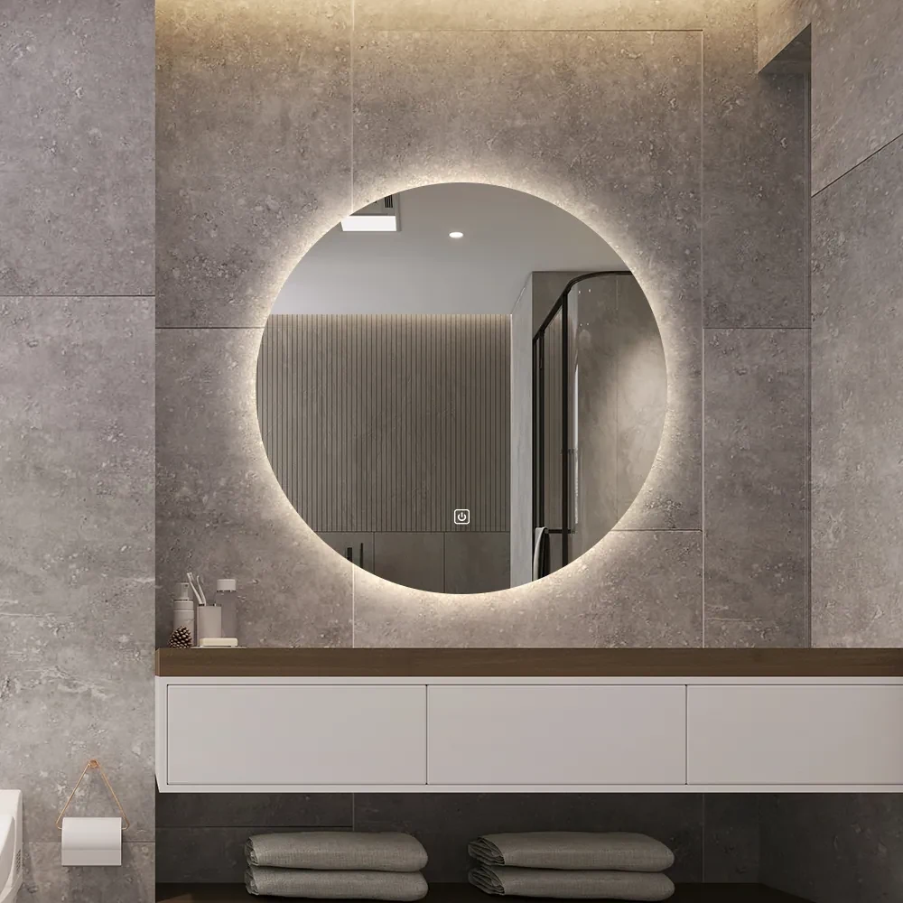 Saniclear Circle ronde spiegel met LED verlichting 120cm incl. spiegelverwarming