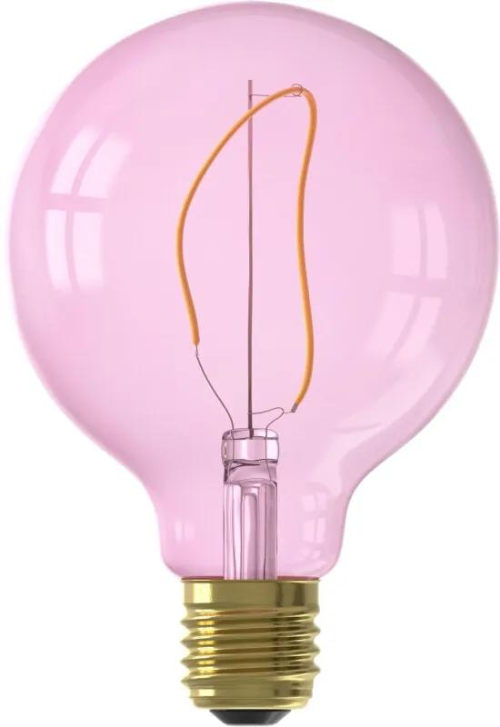 LED Lamp 4W - 150 Lm - Globe - G95 - Roze