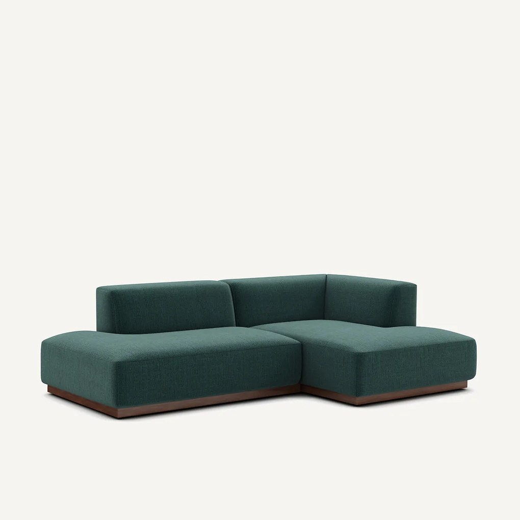 Rechtse hoekbank in gespikkelde stof, Jacopo