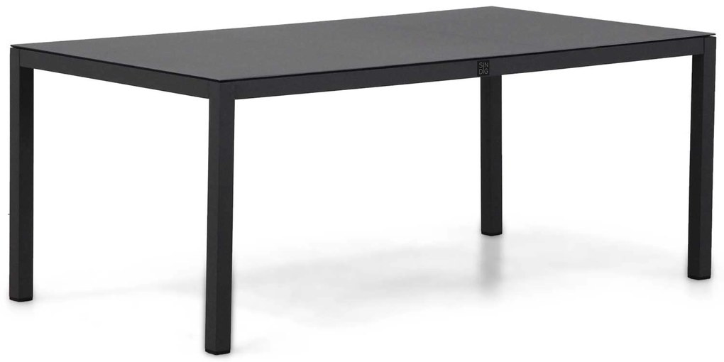 Lounge Dining Tuintafel rechthoekig  Aluminium/Ceramic glass Grijs Venice