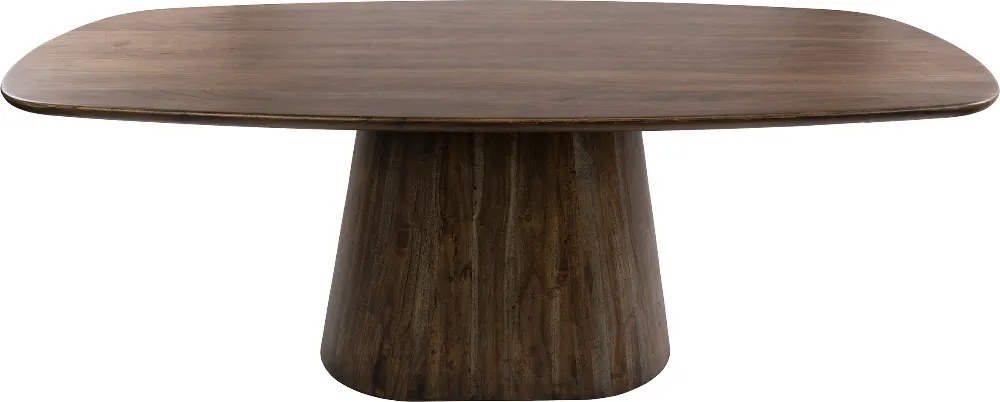 Ovale Eettafel Acaciahout 180cm - 180 X 90cm.