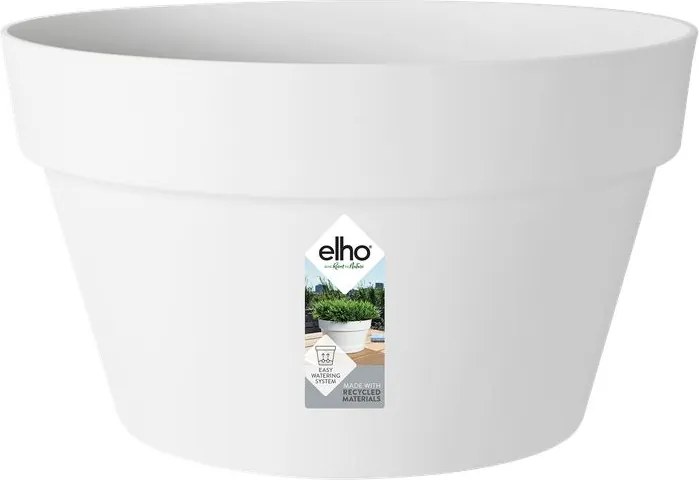 elho onderschotel Loft Urban 35 - Wit (Wit) - Diameter 35 x H 20 cm