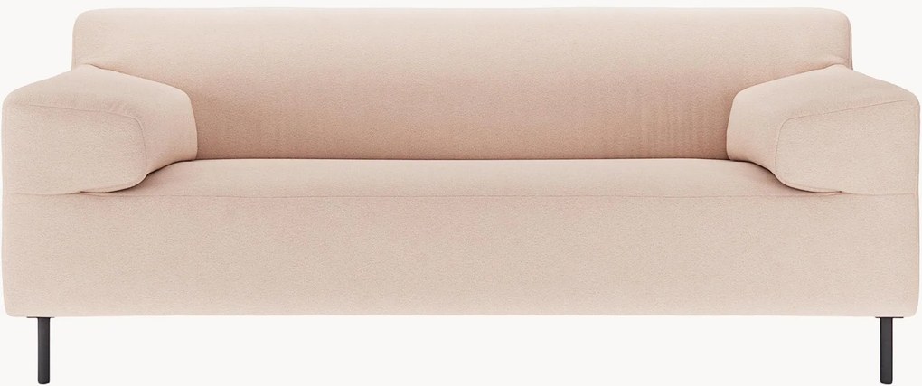 Bank freistil180 (2-zits), parelwitroze/zwart, B 182 cm