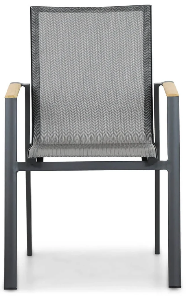 Tuinset 4 personen 181 cm Aluminium/textileen Grijs Lifestyle Garden Furniture Fiora/Palermo