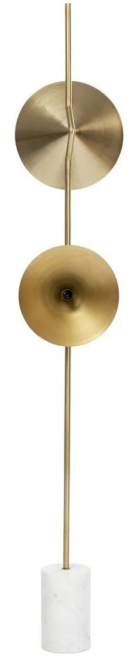 Kare Design Maja Design Vloerlamp Messing Marmer