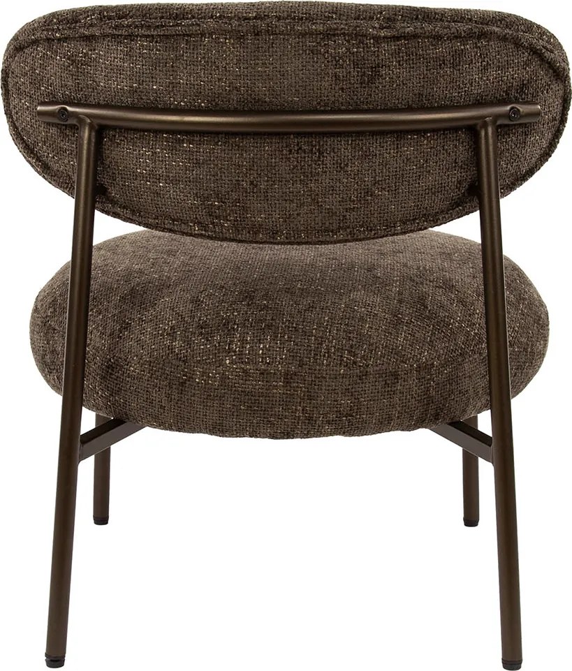 Bruine Fauteuil Met Ronde Zitting