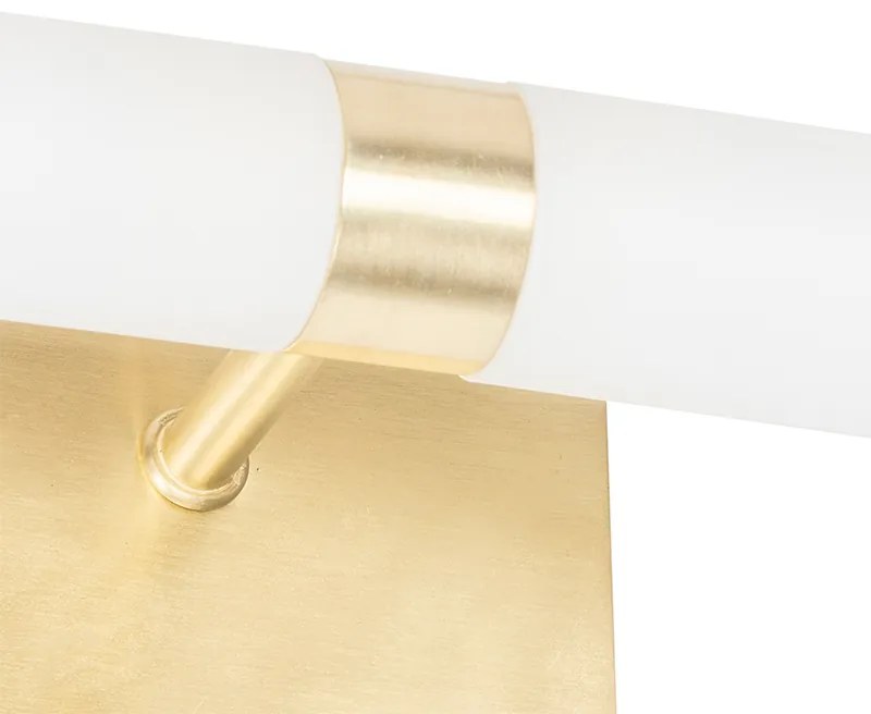 Smart badkamer wandlamp goud IP44 2-lichts incl. Zigbee G9 - Bath