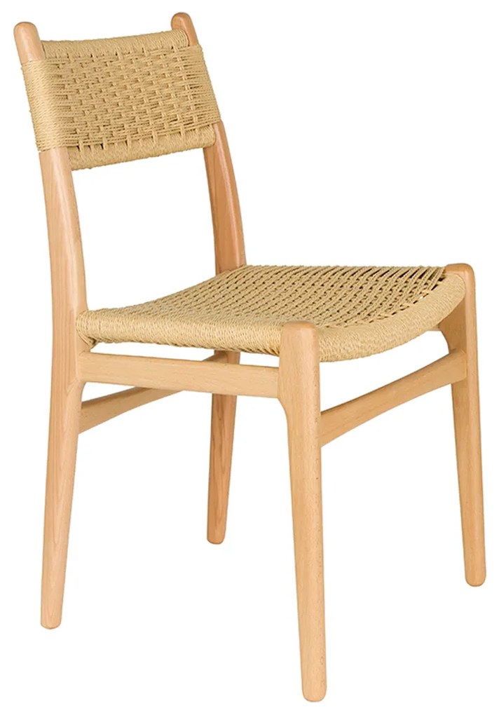 Dutchbone Cecile Houten Frame Stoel Naturel